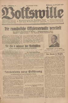 Volkswille : Zentralorgan der Deutschen Sozialistischen Arbeitspartei Polens. Jg.14, Nr. 155 (10 Juli 1929) + dod.