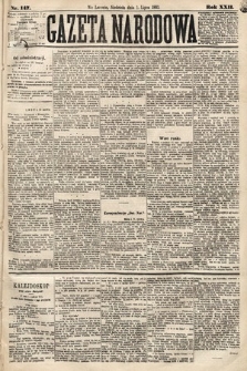 Gazeta Narodowa. 1883, nr 147
