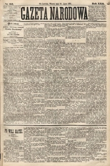Gazeta Narodowa. 1883, nr 154