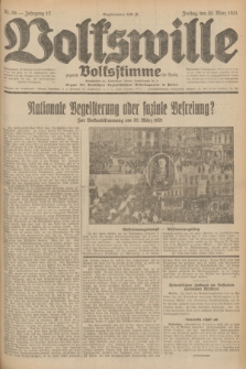 Volkswille : zugleich Volksstimme für Bielitz : Organ der Deutschen Sozialistischen Arbeitspartei in Polen. Jg.17, Nr. 65 (20 März 1931) + dod.