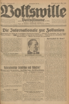 Volkswille : zugleich Volksstimme für Bielitz : Organ der Deutschen Sozialistischen Arbeitspartei in Polen. Jg.17, Nr. 103 (6 Mai 1931) + dod.