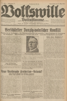 Volkswille : zugleich Volksstimme für Bielitz : Organ der Deutschen Sozialistischen Arbeitspartei in Polen. Jg.17, Nr. 106 (9 Mai 1931) + dod.