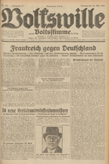 Volkswille : zugleich Volksstimme für Bielitz : Organ der Deutschen Sozialistischen Arbeitspartei in Polen. Jg.17, Nr. 107 (10 Mai 1931) + dod.