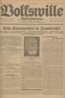 Volkswille : zugleich Volksstimme für Bielitz : Organ der Deutschen Sozialistischen Arbeitspartei in Polen. Jg.17, Nr. 111 (16 Mai 1931) + dod.