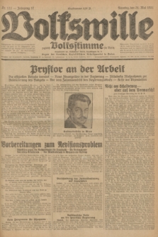 Volkswille : zugleich Volksstimme für Bielitz : Organ der Deutschen Sozialistischen Arbeitspartei in Polen. Jg.17, Nr. 123 (31 Mai 1931) + dod.