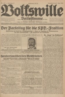 Volkswille : zugleich Volksstimme für Bielitz : Organ der Deutschen Sozialistischen Arbeitspartei in Polen. Jg.17, Nr. 127 (6 Juni 1931) + dod.