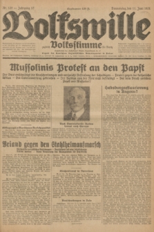 Volkswille : zugleich Volksstimme für Bielitz : Organ der Deutschen Sozialistischen Arbeitspartei in Polen. Jg.17, Nr. 131 (11 Juni 1931) + dod.