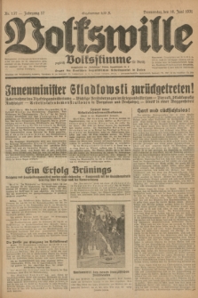 Volkswille : zugleich Volksstimme für Bielitz : Organ der Deutschen Sozialistischen Arbeitspartei in Polen. Jg.17, Nr. 137 (18 Juni 1931) + dod.