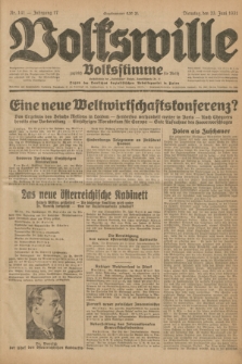 Volkswille : zugleich Volksstimme für Bielitz : Organ der Deutschen Sozialistischen Arbeitspartei in Polen. Jg.17, Nr. 141 (23 Juni 1931) + dod.