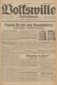 Volkswille : zugleich Volksstimme für Bielitz : Organ der Deutschen Sozialistischen Arbeitspartei in Polen. Jg.17, Nr. 150 (4 Juli 1931) + dod.