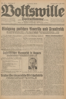 Volkswille : zugleich Volksstimme für Bielitz : Organ der Deutschen Sozialistischen Arbeitspartei in Polen. Jg.17, Nr. 151 (5 Juli 1931) + dod.
