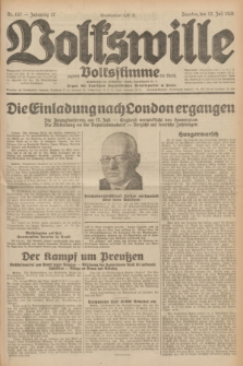 Volkswille : zugleich Volksstimme für Bielitz : Organ der Deutschen Sozialistischen Arbeitspartei in Polen. Jg.17, Nr. 157 (12 Juli 1931) + dod.