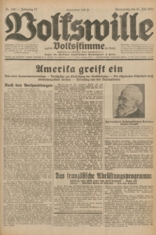Volkswille : zugleich Volksstimme für Bielitz : Organ der Deutschen Sozialistischen Arbeitspartei in Polen. Jg.17, Nr. 166 (23 Juli 1931) + dod.
