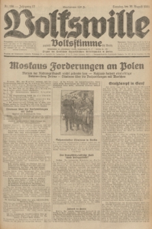 Volkswille : zugleich Volksstimme für Bielitz : Organ der Deutschen Sozialistischen Arbeitspartei in Polen. Jg.17, Nr. 198 (30 August 1931) + dod.