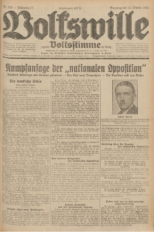 Volkswille : zugleich Volksstimme für Bielitz : Organ der Deutschen Sozialistischen Arbeitspartei in Polen. Jg.17, Nr. 235 (13 October 1931) + dod.