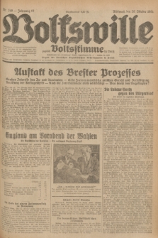 Volkswille : zugleich Volksstimme für Bielitz : Organ der Deutschen Sozialistischen Arbeitspartei in Polen. Jg.17, Nr. 248 (28 October 1931) + dod.