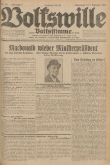 Volkswille : zugleich Volksstimme für Bielitz : Organ der Deutschen Sozialistischen Arbeitspartei in Polen. Jg.17, Nr. 257 (7 November 1931) + dod.