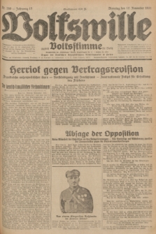 Volkswille : zugleich Volksstimme für Bielitz : Organ der Deutschen Sozialistischen Arbeitspartei in Polen. Jg.17, Nr. 259 (10 November 1931) + dod.