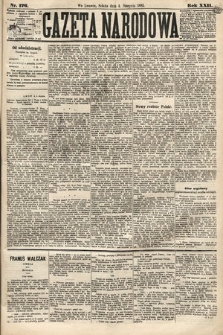Gazeta Narodowa. 1883, nr 176