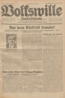 Volkswille : zugleich Volksstimme für Bielitz : Organ der Deutschen Sozialistischen Arbeitspartei in Polen. Jg.18, Nr. 6 (9 Januar 1932) + dod.