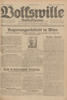 Volkswille : zugleich Volksstimme für Bielitz : Organ der Deutschen Sozialistischen Arbeitspartei in Polen. Jg.18, Nr. 23 (29 Januar 1932) + dod.