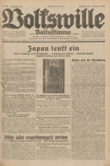 Volkswille : zugleich Volksstimme für Bielitz : Organ der Deutschen Sozialistischen Arbeitspartei in Polen. Jg.18, Nr. 28 (5 Februar 1932) + dod.