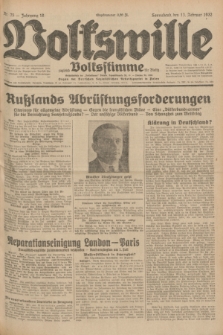 Volkswille : zugleich Volksstimme für Bielitz : Organ der Deutschen Sozialistischen Arbeitspartei in Polen. Jg.18, Nr. 35 (13 Februar 1932) + dod.