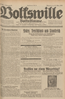 Volkswille : zugleich Volksstimme für Bielitz : Organ der Deutschen Sozialistischen Arbeitspartei in Polen. Jg.18, Nr. 68 (23 März 1932) + dod.