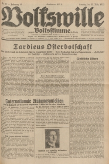 Volkswille : zugleich Volksstimme für Bielitz : Organ der Deutschen Sozialistischen Arbeitspartei in Polen. Jg.18, Nr. 72 (27 März 1932) + dod.