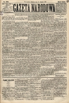 Gazeta Narodowa. 1883, nr 183