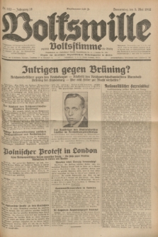 Volkswille : zugleich Volksstimme für Bielitz : Organ der Deutschen Sozialistischen Arbeitspartei in Polen. Jg.18, Nr. 103 (5 Mai 1932) + dod.