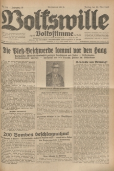 Volkswille : zugleich Volksstimme für Bielitz : Organ der Deutschen Sozialistischen Arbeitspartei in Polen. Jg.18, Nr. 114 (20 Mai 1932) + dod.