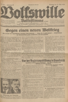 Volkswille : zugleich Volksstimme für Bielitz : Organ der Deutschen Sozialistischen Arbeitspartei in Polen. Jg.18, Nr. 117 (24 Mai 1932) + dod.