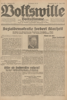 Volkswille : zugleich Volksstimme für Bielitz : Organ der Deutschen Sozialistischen Arbeitspartei in Polen. Jg.18, Nr. 132 (11 Juni 1932) + dod.