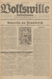 Volkswille : zugleich Volksstimme für Bielitz : Organ der Deutschen Sozialistischen Arbeitspartei in Polen. Jg.18, Nr. 142 (23 Juni 1932) + dod.