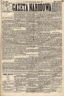 Gazeta Narodowa. 1883, nr 187
