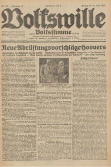 Volkswille : zugleich Volksstimme für Bielitz : Organ der Deutschen Sozialistischen Arbeitspartei in Polen. Jg.18, Nr. 143 (24 Juni 1932) + dod.