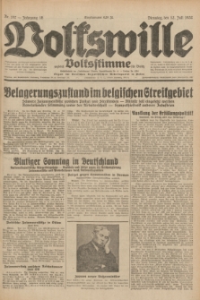 Volkswille : zugleich Volksstimme für Bielitz : Organ der Deutschen Sozialistischen Arbeitspartei in Polen. Jg.18, Nr. 157 (12 Juli 1932) + dod.