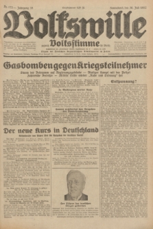 Volkswille : zugleich Volksstimme für Bielitz : Organ der Deutschen Sozialistischen Arbeitspartei in Polen. Jg.18, Nr. 173 (30 Juli 1932) + dod.