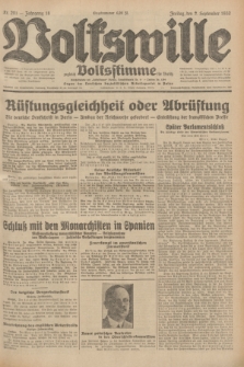 Volkswille : zugleich Volksstimme für Bielitz : Organ der Deutschen Sozialistischen Arbeitspartei in Polen. Jg.18, Nr. 201 (2 September 1932) + dod.