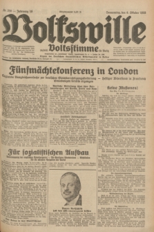 Volkswille : Zugleich Volksstimme für Bielitz : organ der Deutschen Sozialistischen Arbeitspartei in Polen. Jg.18, Nr. 230 (6 Oktober 1932) + dod.