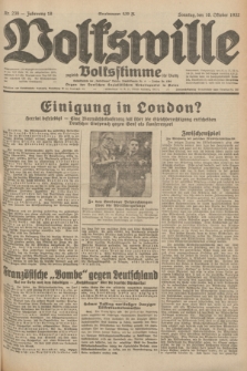 Volkswille : zugleich Volksstimme für Bielitz : Organ der Deutschen Sozialistischen Arbeitspartei in Polen. Jg.18, Nr. 239 (16 Oktober 1932) + dod.