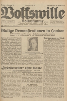 Volkswille : zugleich Volksstimme für Bielitz : Organ der Deutschen Sozialistischen Arbeitspartei in Polen. Jg.18, Nr. 250 (29 Oktober 1932) + dod.