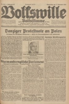 Volkswille : zugleich Volksstimme für Bielitz : Organ der Deutschen Sozialistischen Arbeitspartei in Polen. Jg.18, Nr. 253 (3 November 1932) + dod.