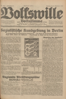Volkswille : zugleich Volksstimme für Bielitz : Organ der Deutschen Sozialistischen Arbeitspartei in Polen. Jg.18, Nr. 256 (6 November 1932) + dod.