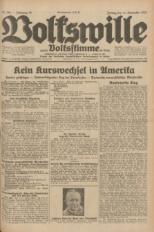 Volkswille : zugleich Volksstimme für Bielitz : Organ der Deutschen Sozialistischen Arbeitspartei in Polen. Jg.18, Nr. 260 (11 November 1932) + dod.