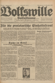 Volkswille : zugleich Volksstimme für Bielitz : Organ der Deutschen Sozialistischen Arbeitspartei in Polen. Jg.18, Nr. 263 (15 November 1932) + dod.