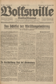 Volkswille : zugleich Volksstimme für Bielitz : Organ der Deutschen Sozialistischen Arbeitspartei in Polen. Jg.18, Nr. 264 (16 November 1932) + dod.