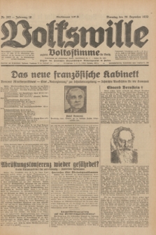Volkswille : zugleich Volksstimme für Bielitz : Organ der Deutschen Sozialistischen Arbeitspartei in Polen. Jg.18, Nr. 292 (20 Dezember 1932) + dod.