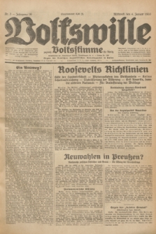 Volkswille : zugleich Volksstimme für Bielitz : Organ der Deutschen Sozialistischen Arbeitspartei in Polen. Jg.19, Nr. 3 (4 Januar 1933) + dod.